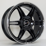 SLK 9010 6,5/15 4/100 ET35 73,1 BLACK+RING M